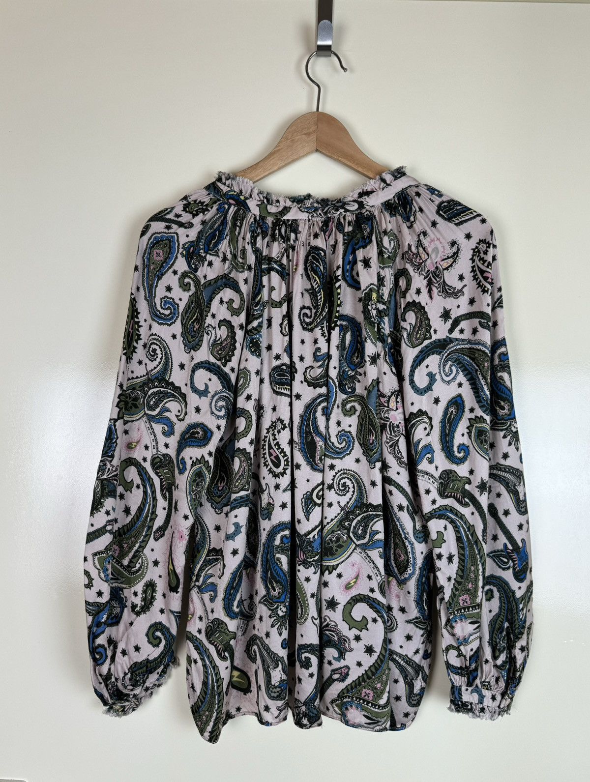 Zadig & Voltaire Zadig Voltaire voluminous balloon sleeve blouse paisley Etro Size S / US 4 / IT 40 - 12 Thumbnail