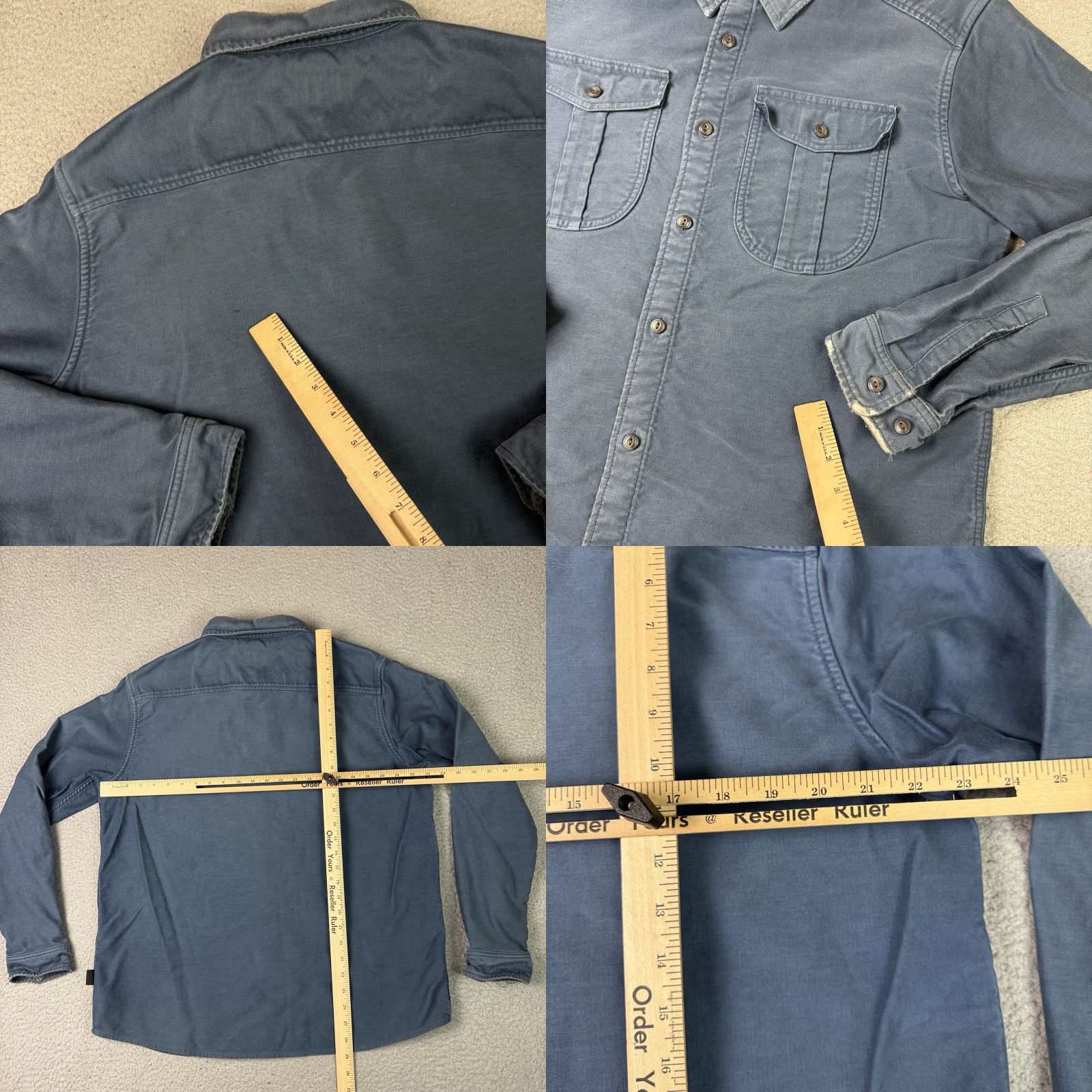 Patagonia Patagonia Shirt Mens L Blue Organic Cotton Flannel Button Up Pockets Casual Distressed Vintage: No (adjusted within constraints) Size US L / EU 52-54 / 3 - 8 Thumbnail