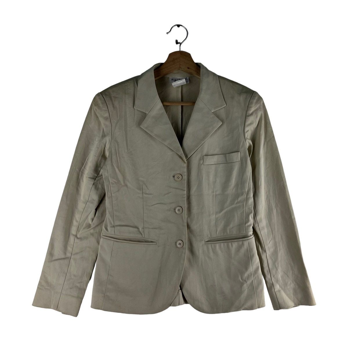 agnes b. 🔥Vtg Casual Jacket Agnes B. Made in France Size S / US 4 / IT 40 - 1 Thumbnail