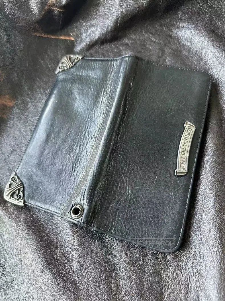 chrome hearts long wallet card case .