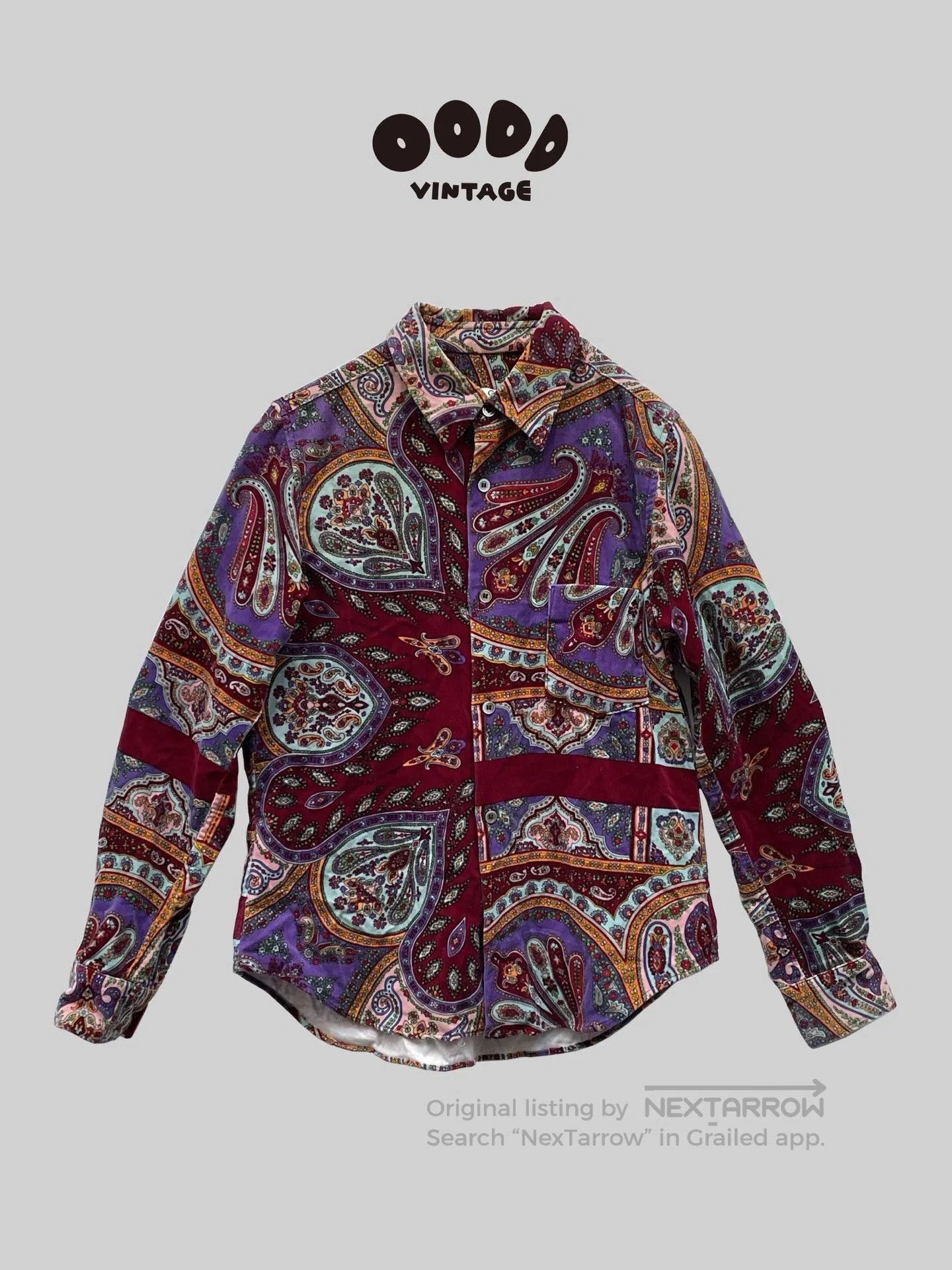 Comme des Garcons Comme Des Garcons Paisley Print Shirt. Size M / US 6-8 / IT 42-44 - 1 Thumbnail