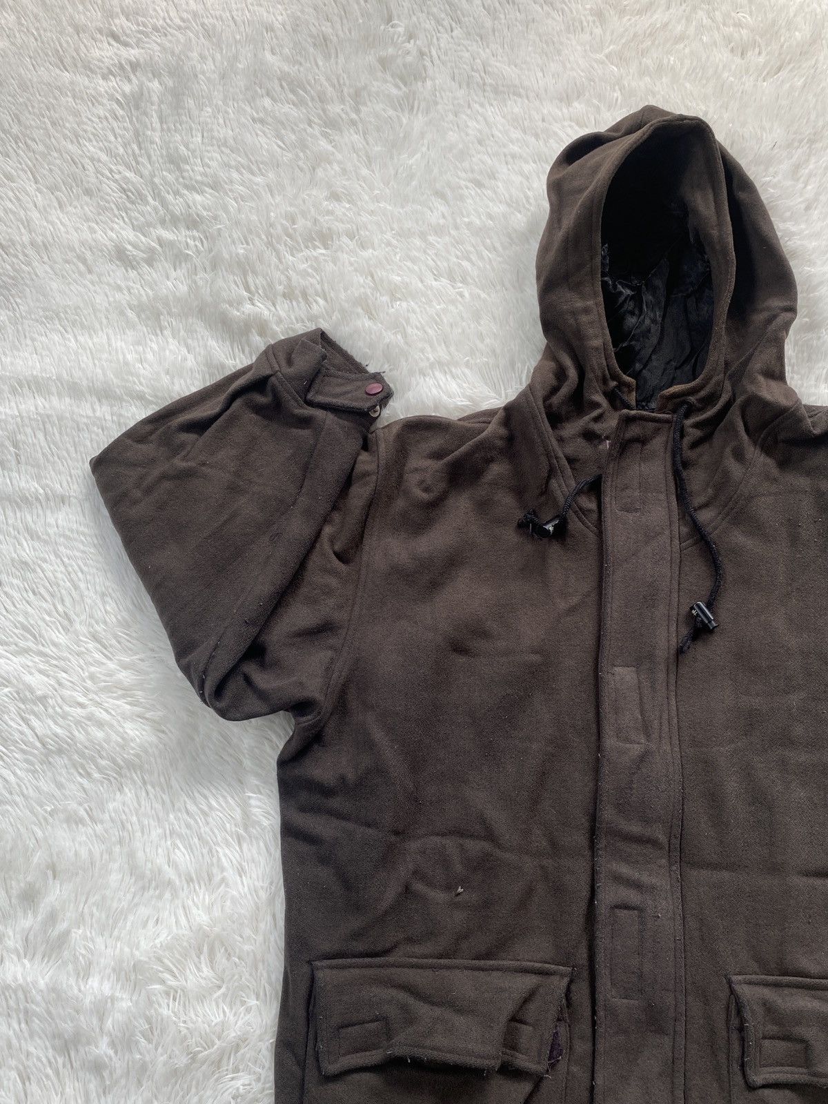 Stussy VINTAGE STUSSY N.Y.L.T.L.A WOOL HOODED JACKET Size US XL / EU 56 / 4 - 1 Thumbnail