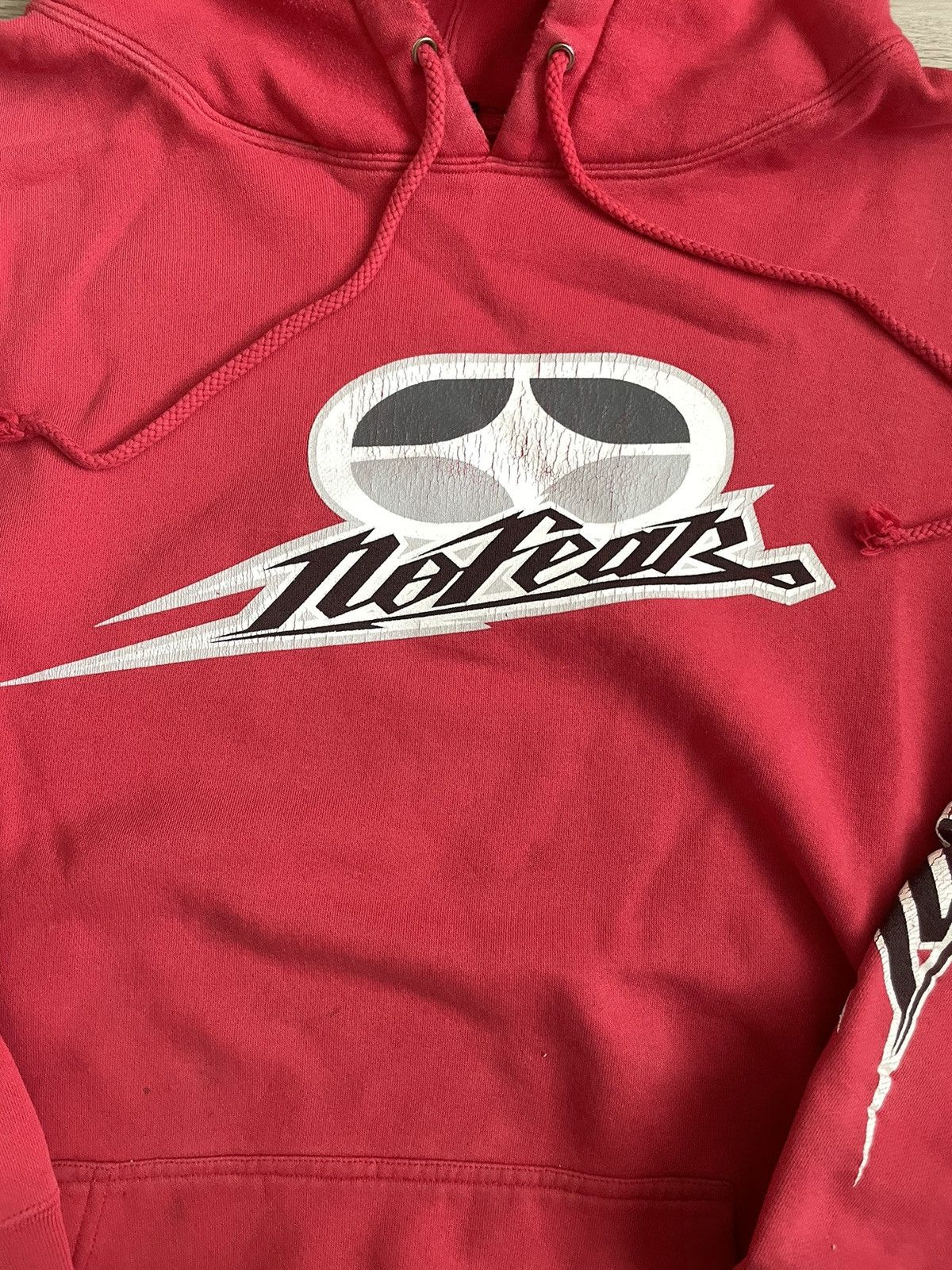 No Fear × Vintage Vintage No Fear Faded Red Hoodie Size US XXL / EU 58 / 5 - 2 Thumbnail