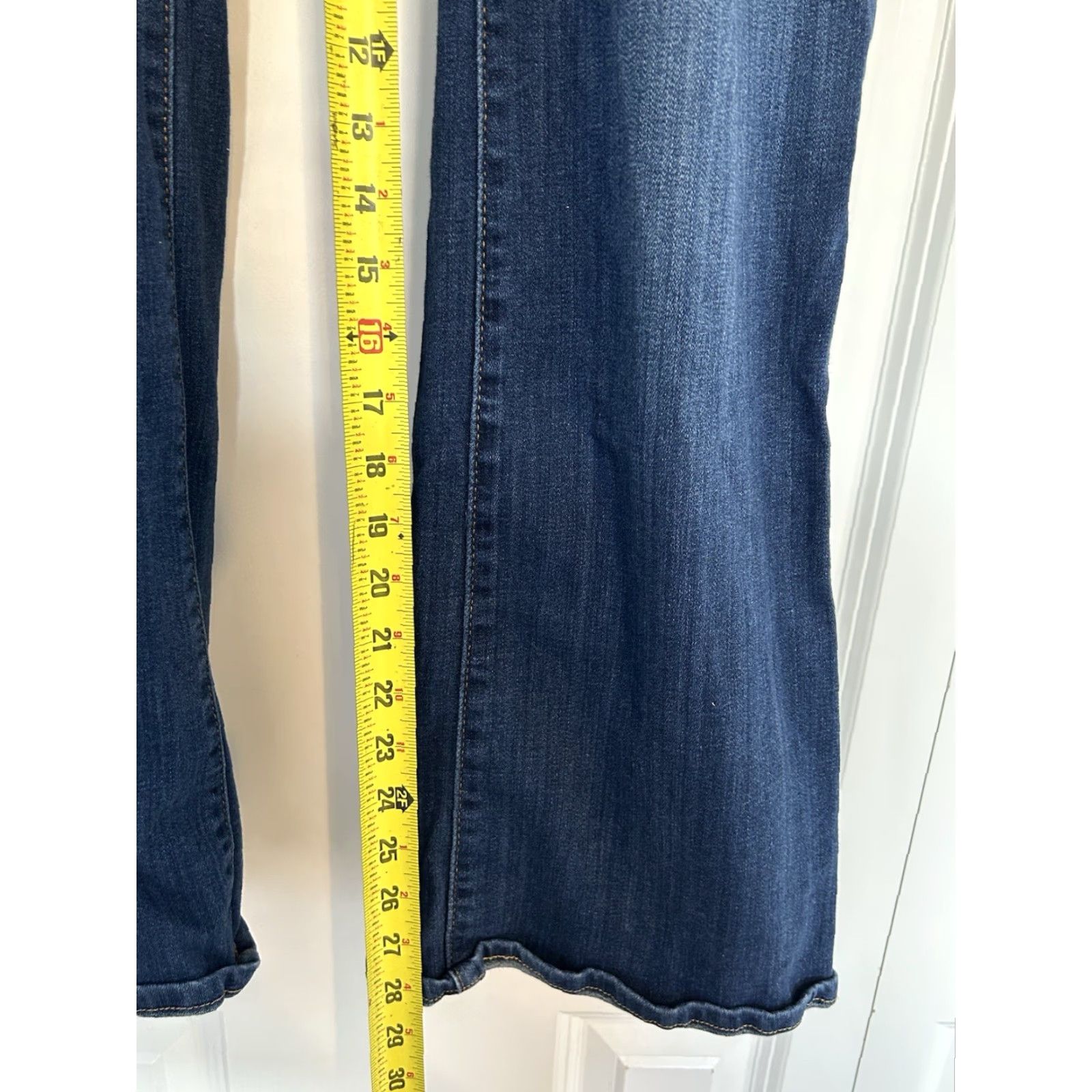 Levi's Womens Levi’s 726 Flair Jeans Blue Denim 18W Jeans Regular Flared 5-Pocket Denim Blue Levi's 700 Series Womens Size 40" / US 18 - 5 Thumbnail