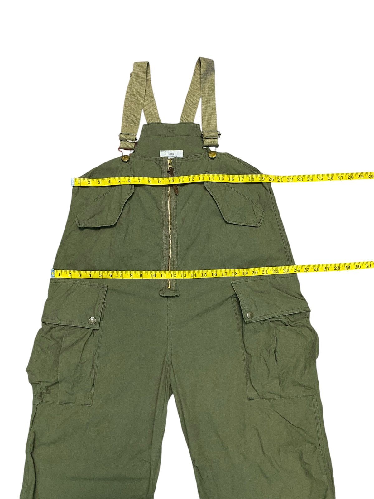 Japanese Brand × Vintage Rara vintage RNA-N produck overall cargo flare pant Size US 40 / EU 56 - 9 Thumbnail