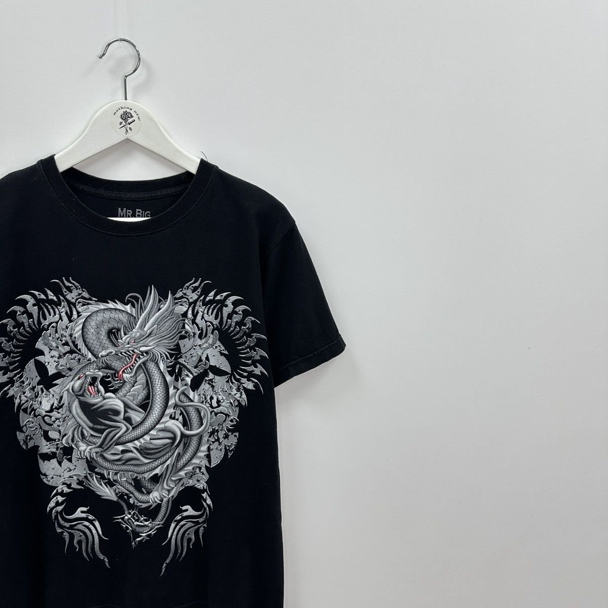 Vintage Vintage 00s Dragon Tiger Gothic 2 sided y2k tee Thailand Size US M / EU 48-50 / 2 - 3 Thumbnail