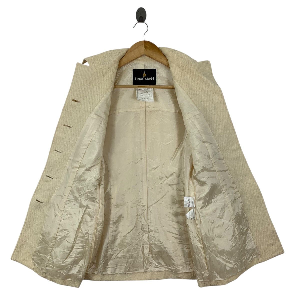 Vintage Vintage FINAL STAGE Japanese Brand Wool Multi Pockets Coat Size XS / US 0-2 / IT 36-38 - 3 Thumbnail