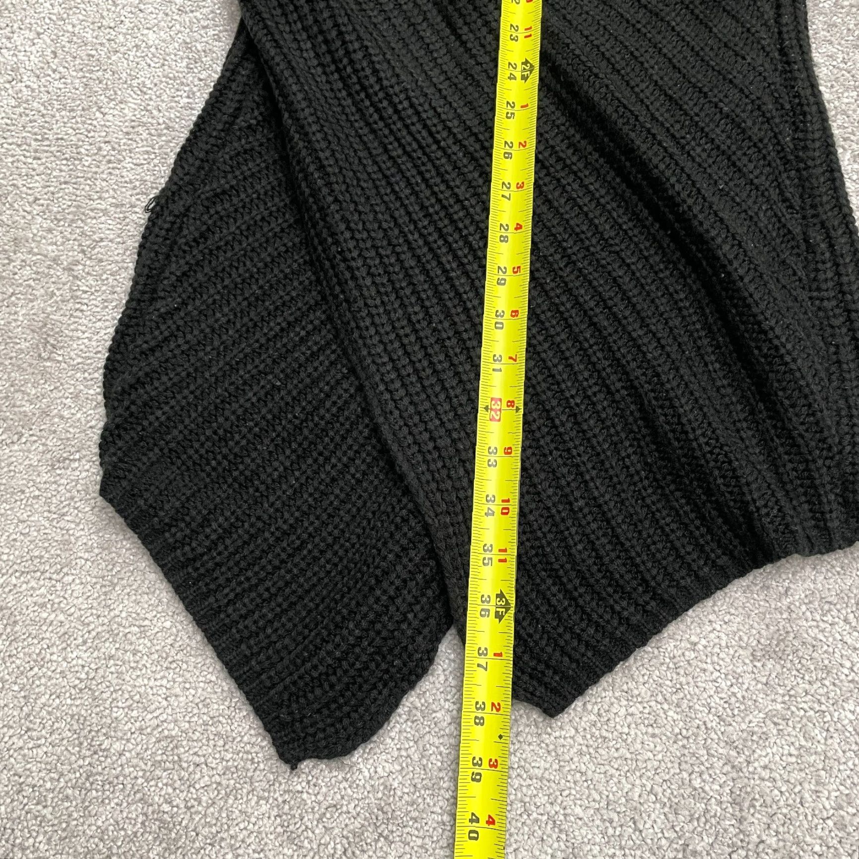 Vintage Hot & Delicious Dress Womens S/M Black Long Sleeve Knit Short Wrapped Size S / US 4 / IT 40 - 6 Thumbnail