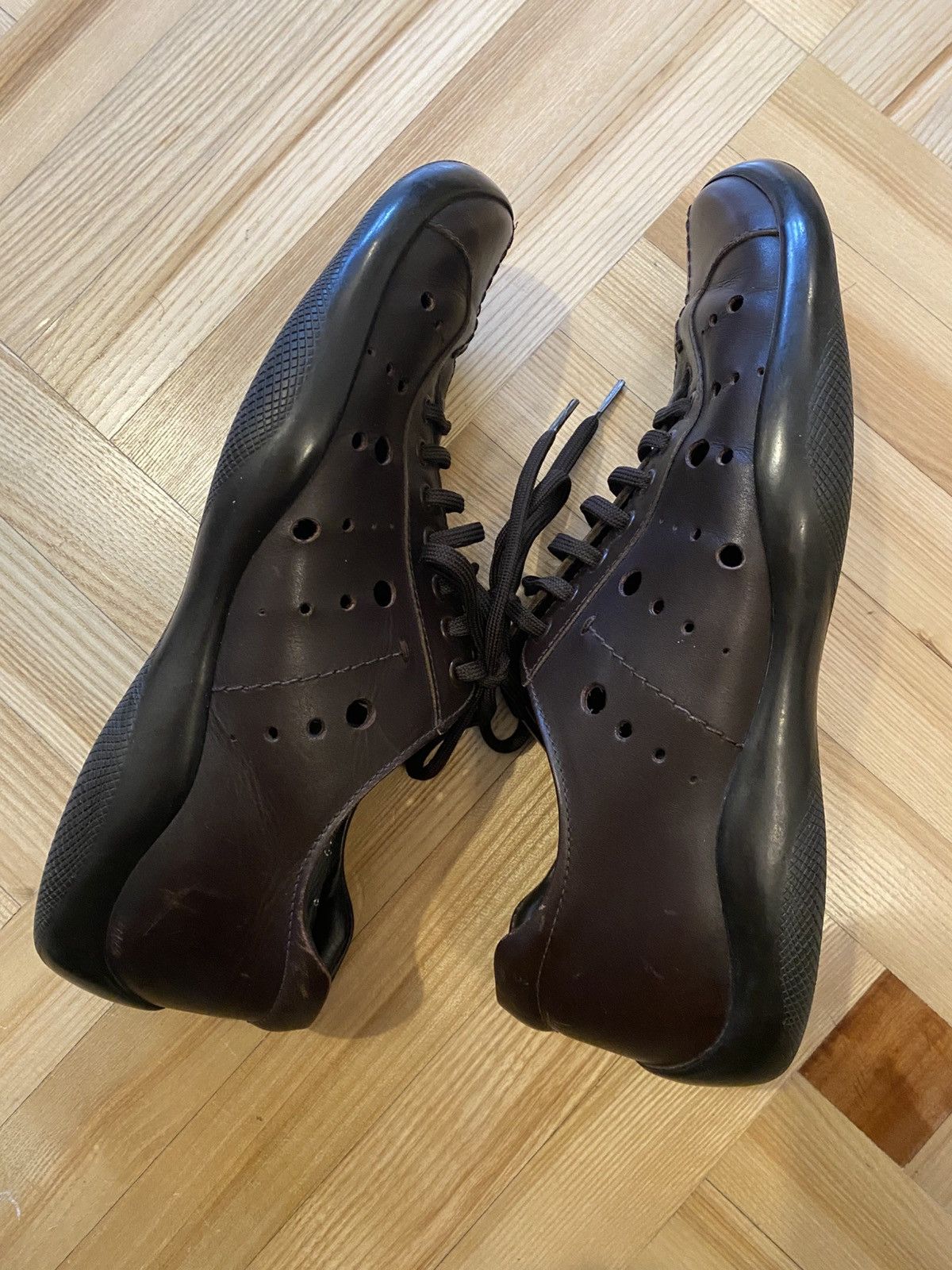 Prada Prada Sport Leather Sneakers Size US 8.5 / EU 41-42 - 7 Thumbnail
