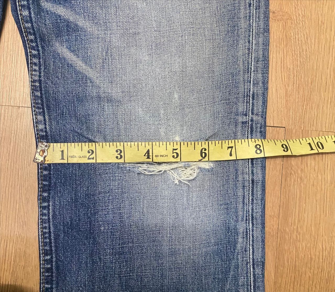 Levi's Vintage Levis 502 Distressed Denim Kurt Cobain Style Size US 28 / EU 44 - 5 Thumbnail