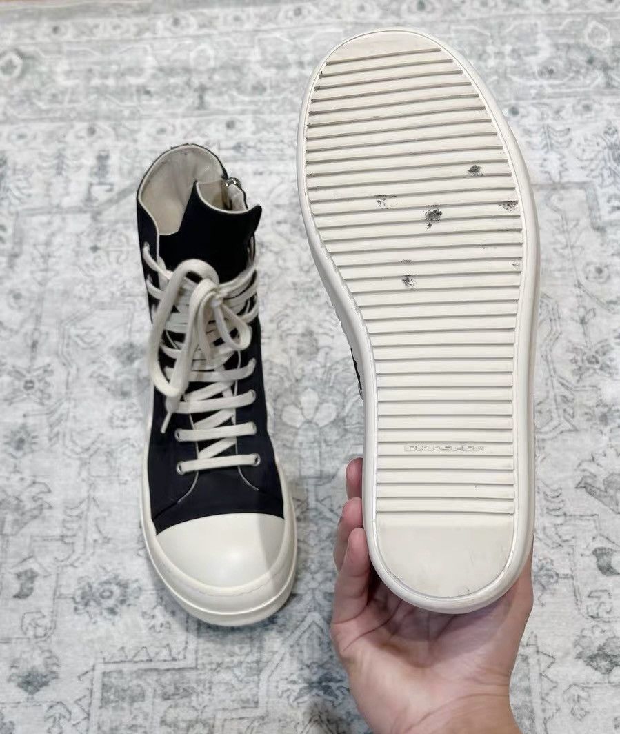 Rick Owens Rick Owens DRKSHDW high-top canvas sneakers Size US 7 / EU 40 - 9 Thumbnail