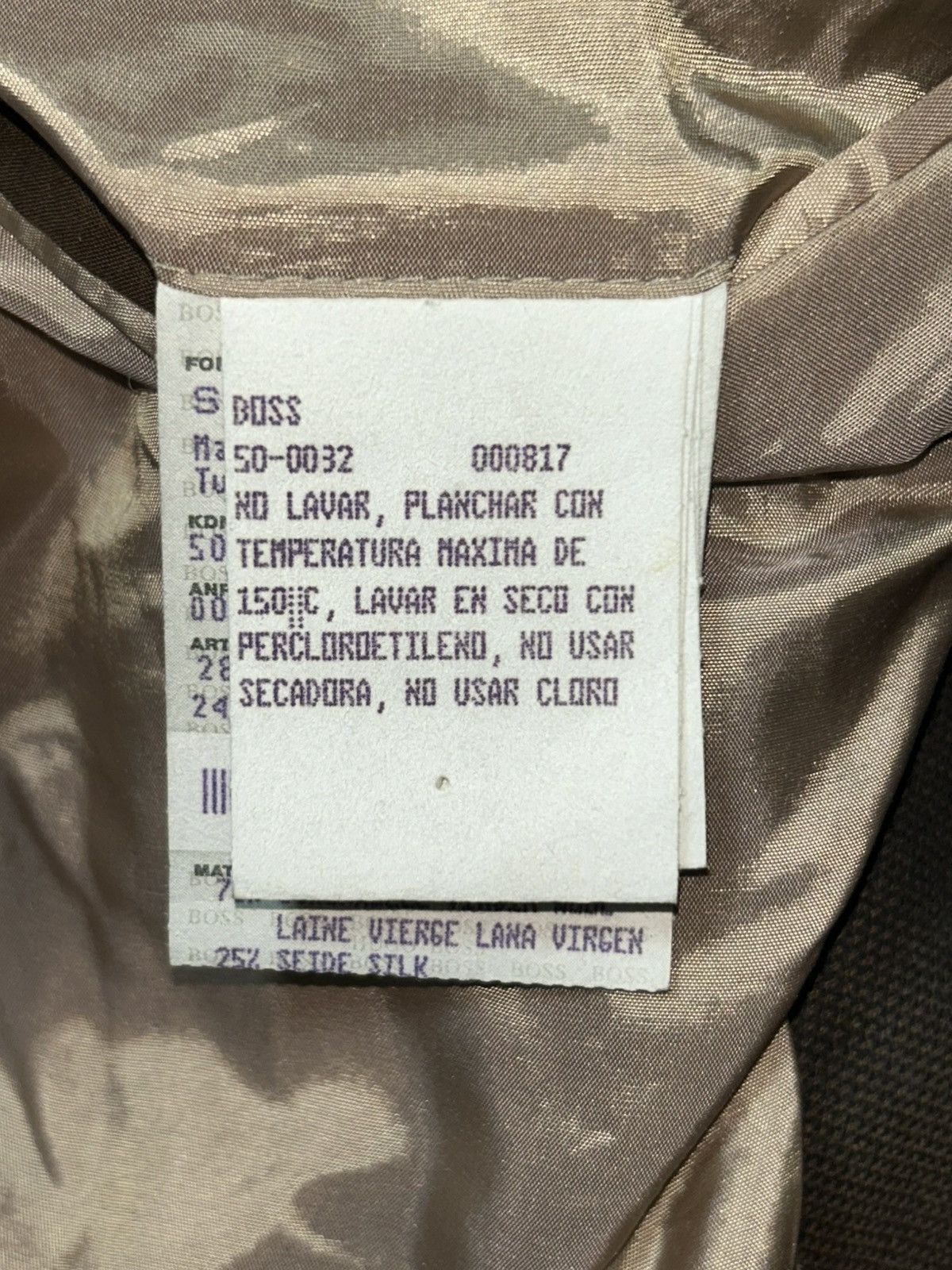 Hugo Boss HUGO BOSS | Wool-Silk Blend Overcoat | Italian | Size 50 EU Size US M / EU 48-50 / 2 - 3 Thumbnail