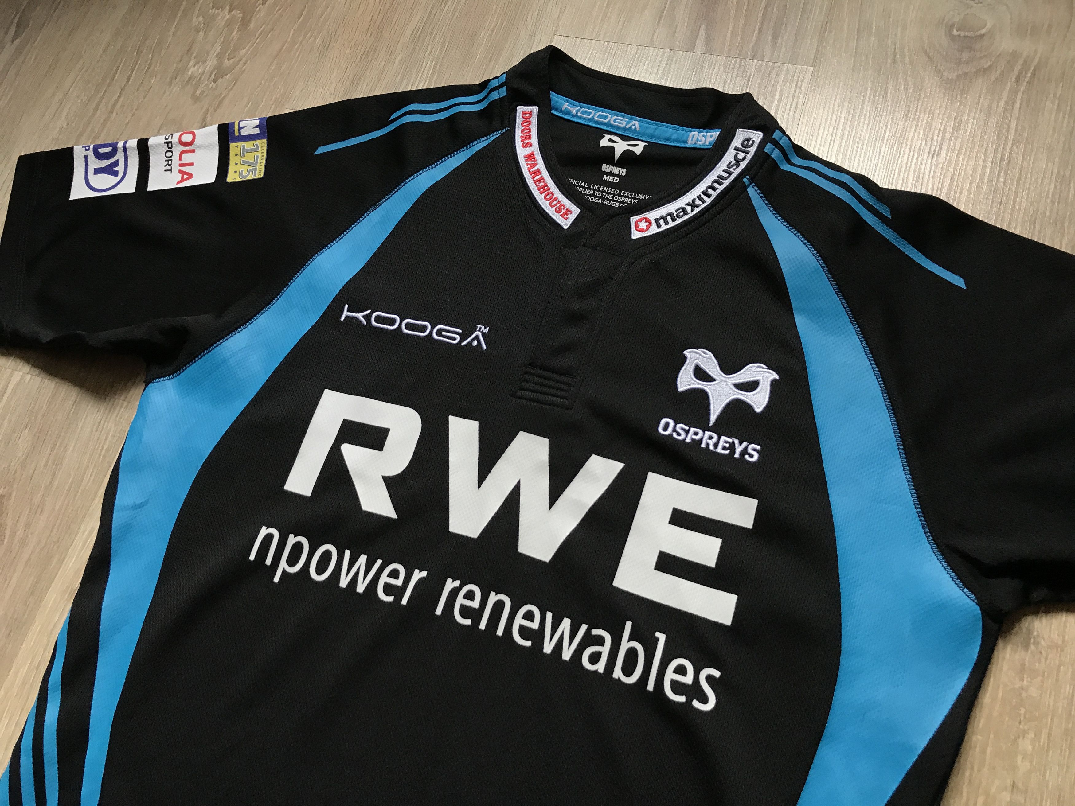 Osprey Ospreys Rugby Union Kooga Vintage Jersey Size US M / EU 48-50 / 2 - 4 Thumbnail