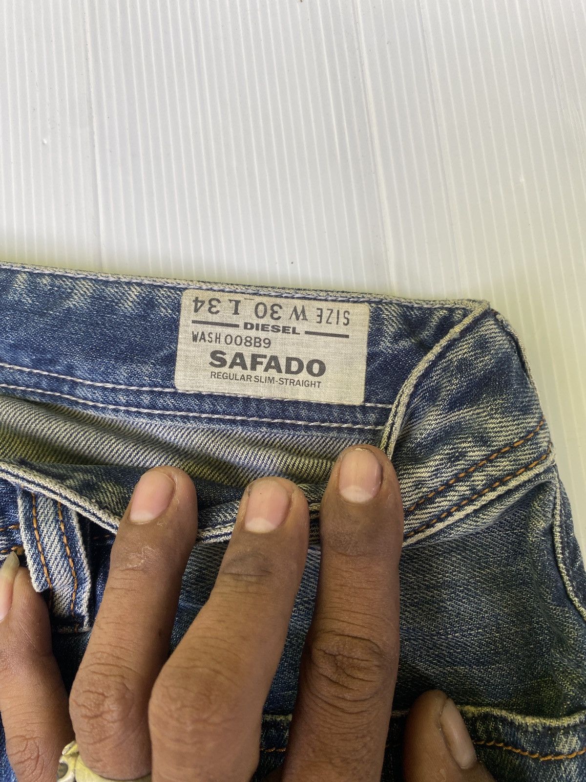 Diesel × Vintage Vintage diesel safado denim Size US 32 / EU 48 - 4 Thumbnail