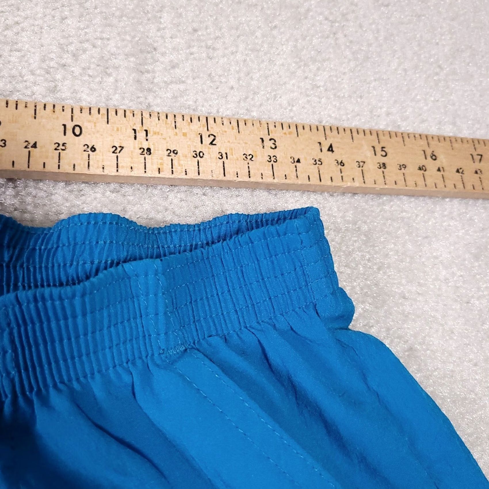 Vintage Vtg 80s Petiva Track Pants Women's Medium Blue Pull On Elastic Waist Pockets USA Size 32" / US 10 / IT 46 - 5 Thumbnail