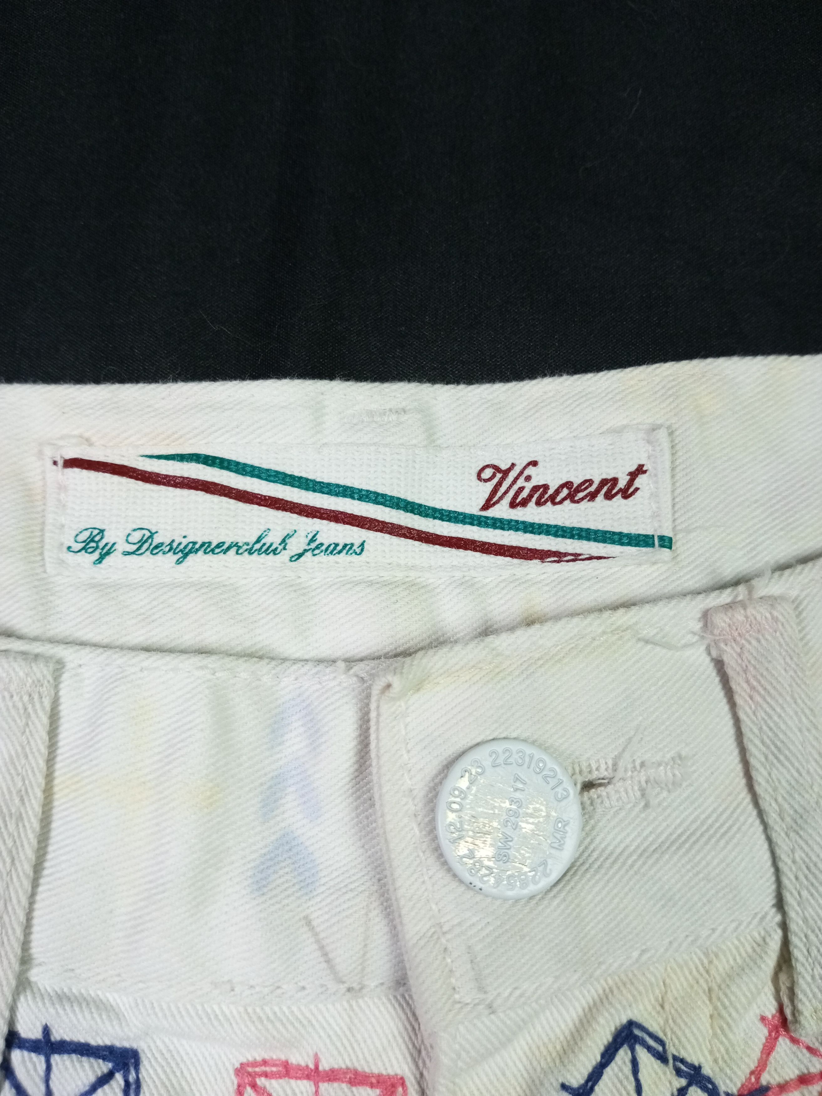 Japanese Brand Vincent by Designer Club Jeans denim shorts ☠️✨ Size 22" - 5 Thumbnail