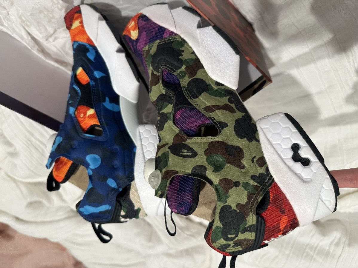 Reebok Bape x Reebok Instapump Fury Size US 8 / EU 41 - 9 Thumbnail