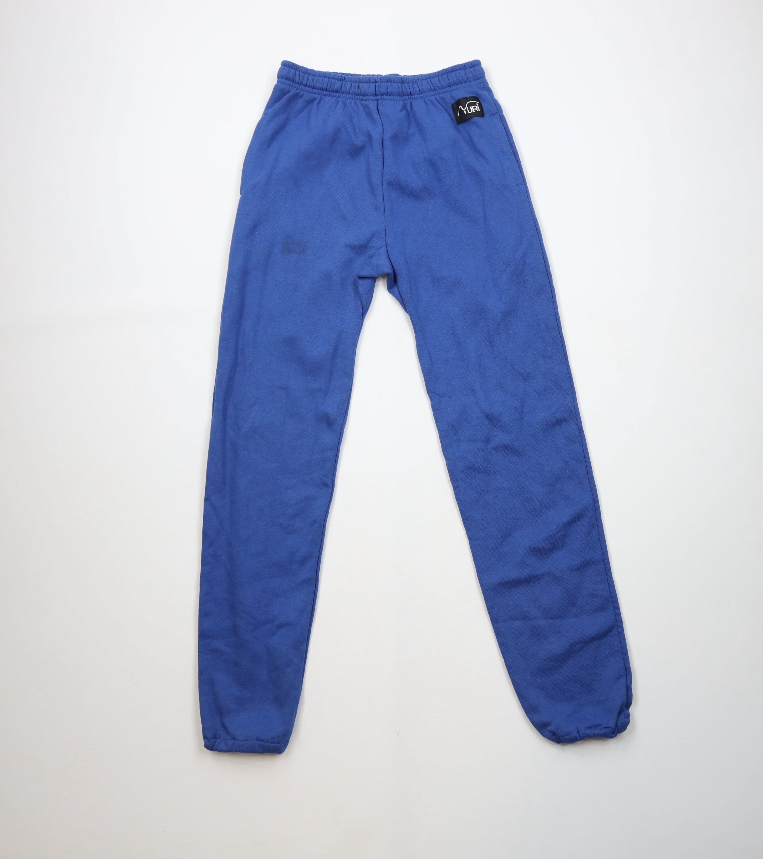 Vintage Vintage 90s Streetwear Gusseted Sweatpants Joggers Blue USA Size US 34 / EU 50 - 1 Thumbnail