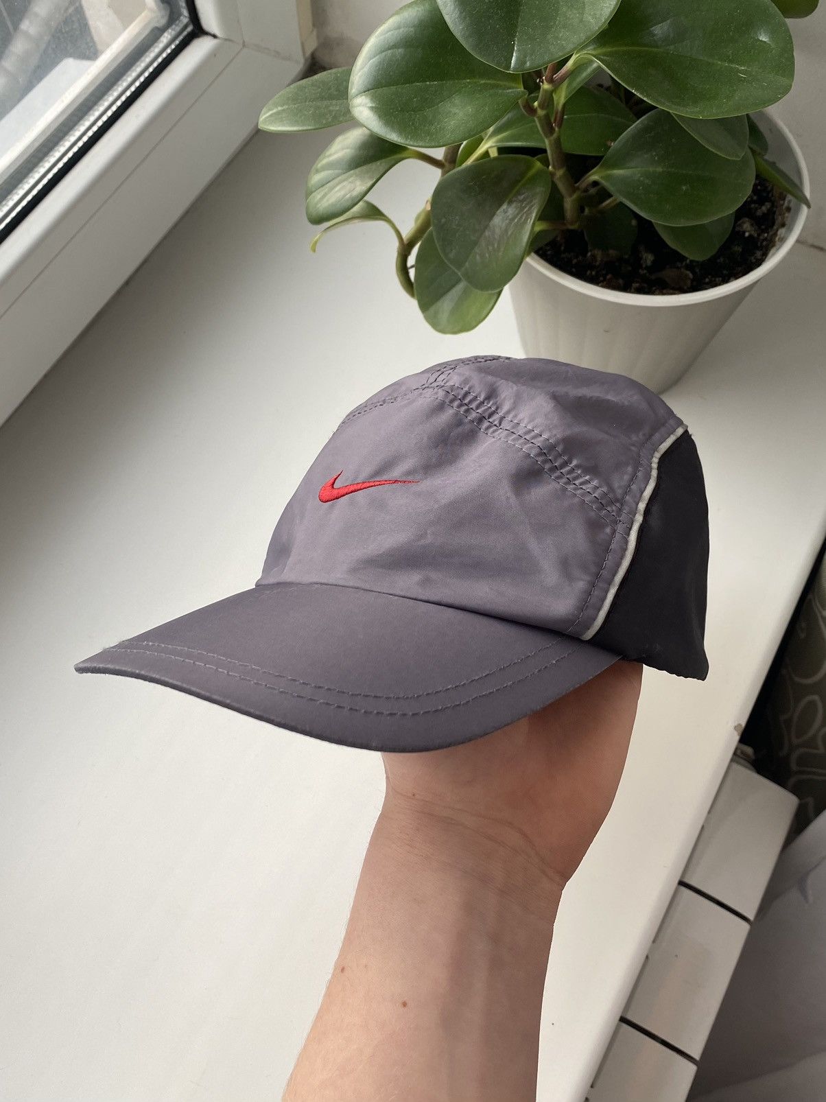 Nike × Vintage Vintage Nike Alpha Project 3M Running 5 Panel Hat Size ONE SIZE - 3 Thumbnail