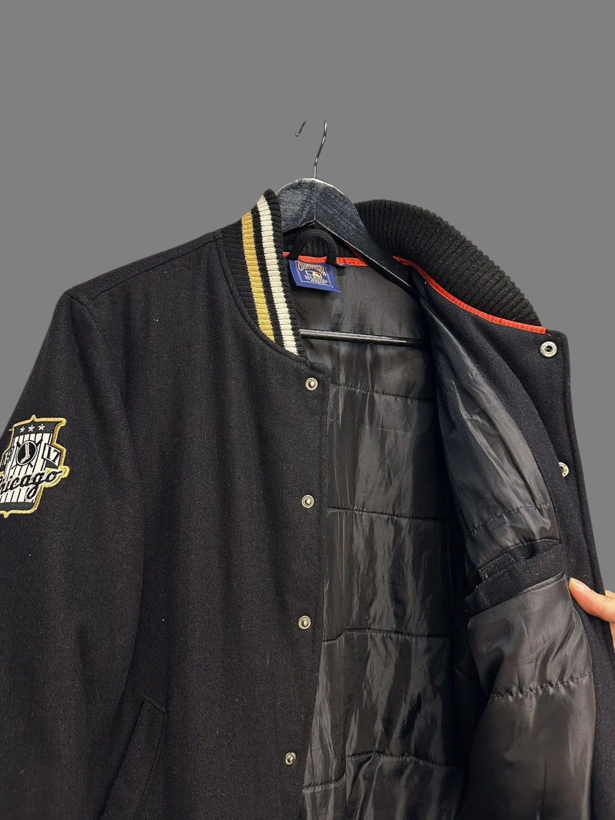 MLB Cooperstown White Sox Majestic Varsity Wool MLB Jacket Size US S / EU 44-46 / 1 - 10 Thumbnail