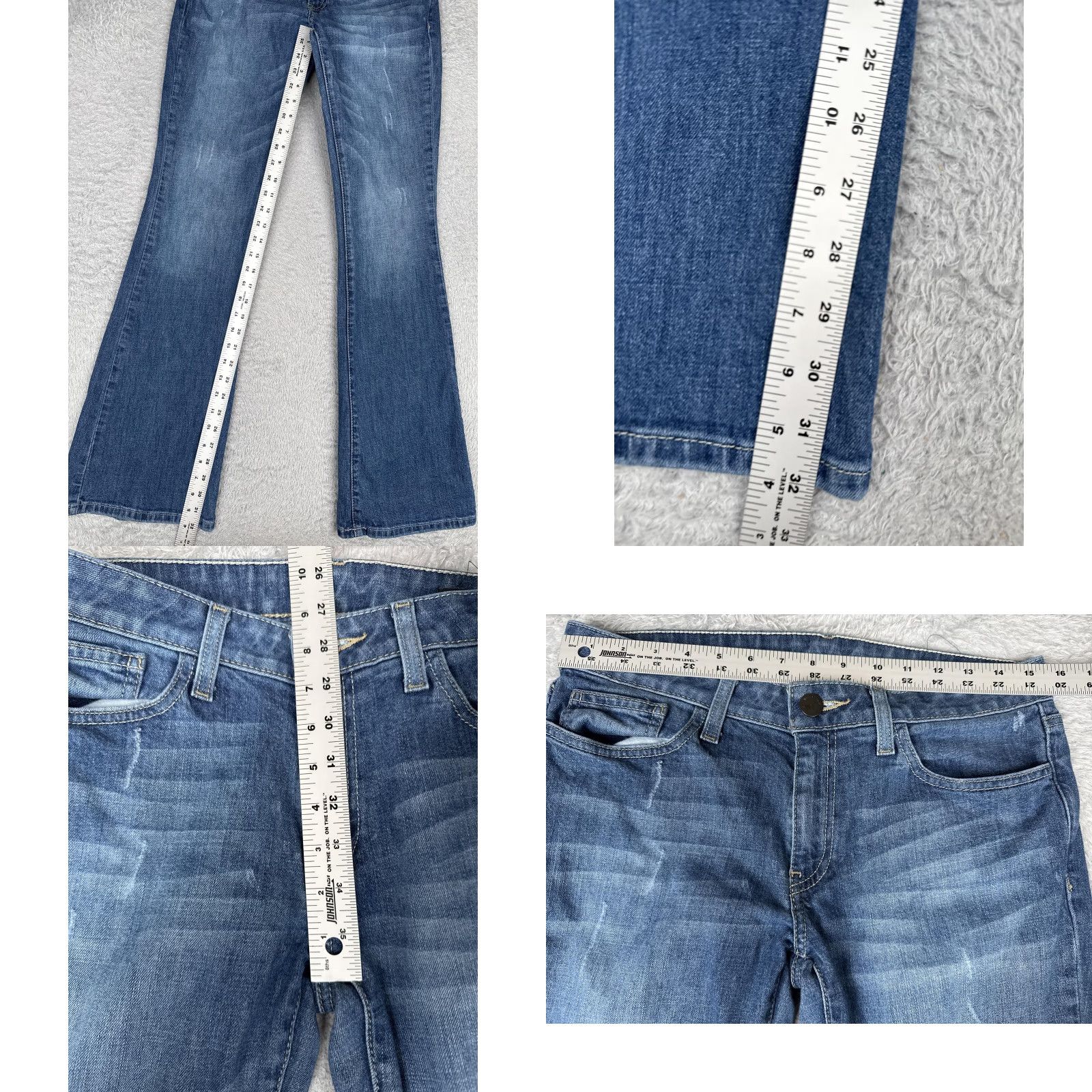 Vintage William Rast Jeans Womens 29 Blue Medium Wash Bootcut Stretch Denim Fit Target Jeans Womens 29 Blue Medium Wash Bootcut Stretch Denim Size 29" - 8 Thumbnail