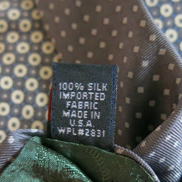 Tommy Hilfiger Tommy Hilfiger Multicolor 100% Silk Neck Tie Size ONE SIZE - 5 Thumbnail