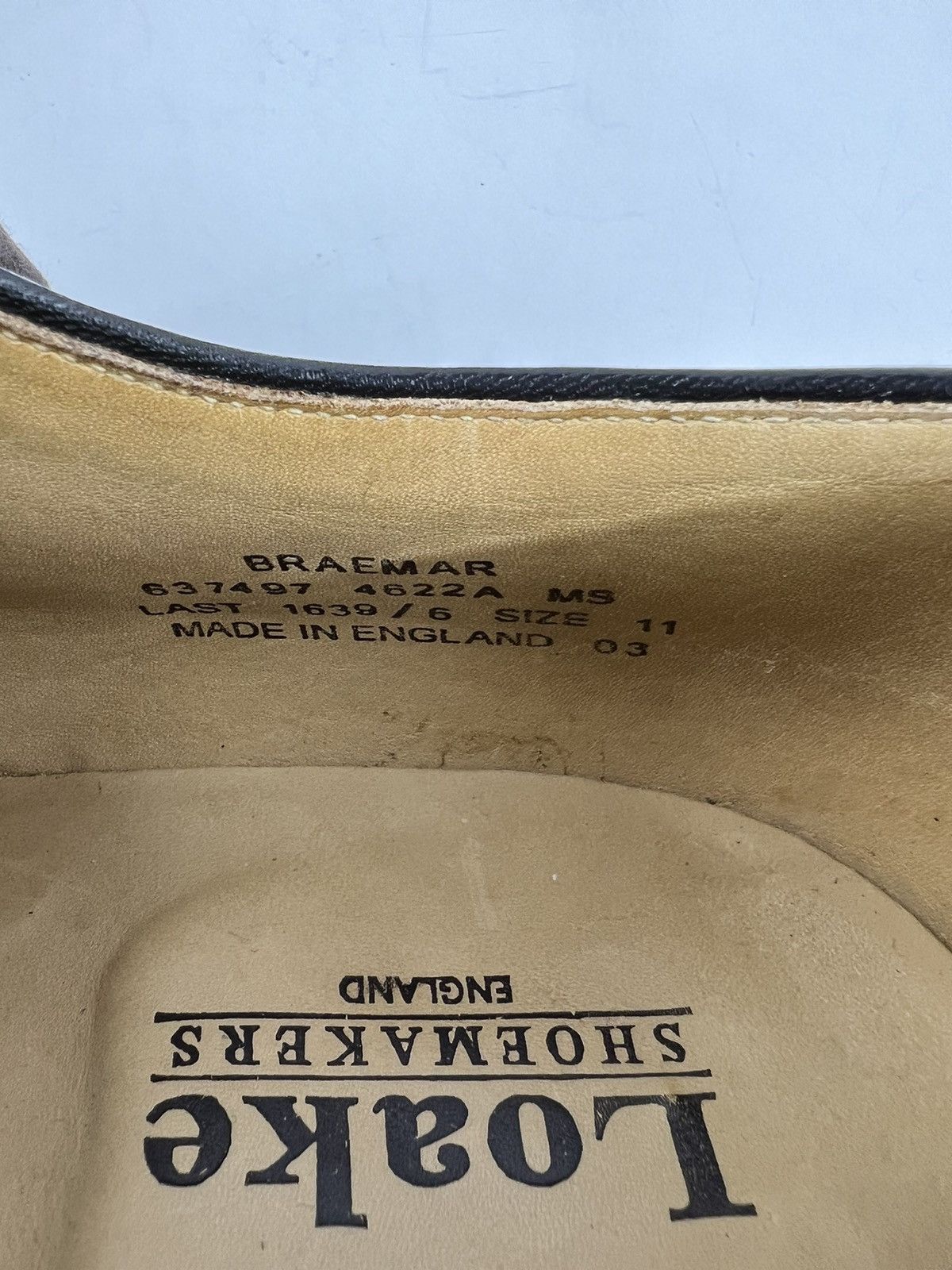 Loake LOAKE Brogues Leather Shoes Made in England Brown Men’s Size US 12 / EU 45 - 20 Thumbnail