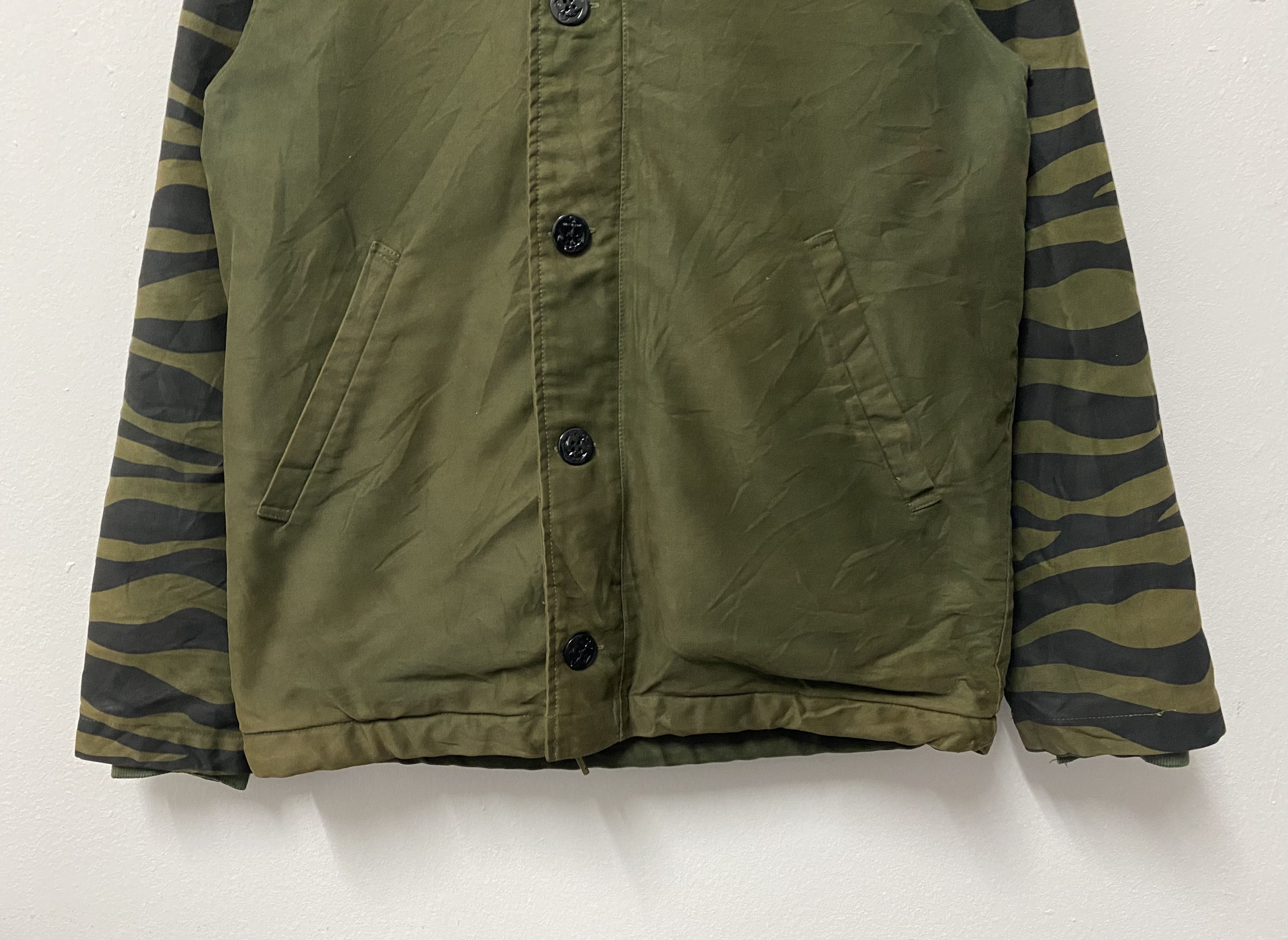 14th Addiction Vintage Pawn Nomads Punk Sherpa Comoflouge Light Jacket Size US S / EU 44-46 / 1 - 4 Thumbnail