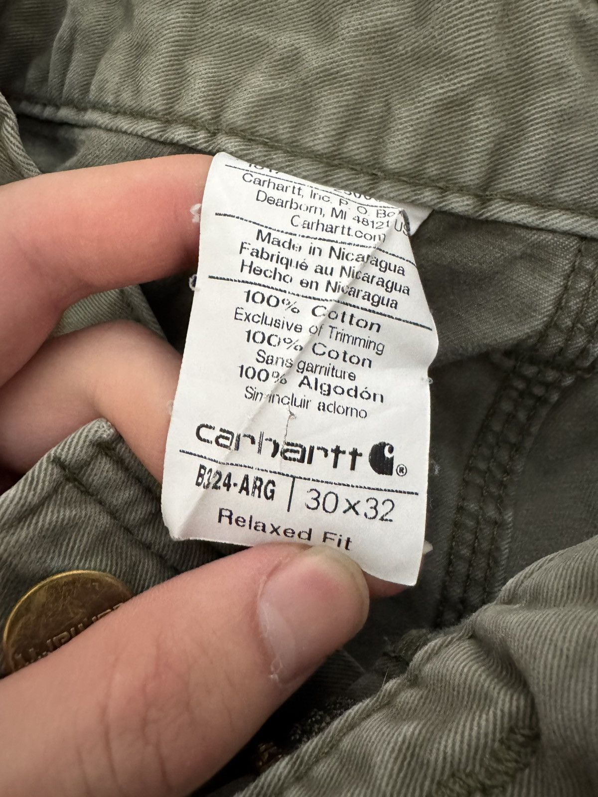 Carhartt × Vintage Carhartt Carpenter Work Pant Size US 30 / EU 46 - 4 Thumbnail