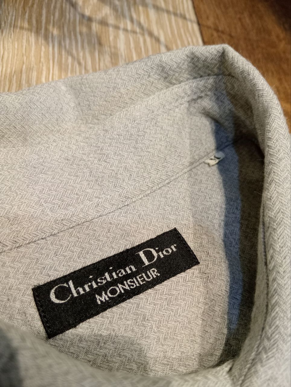 Christian Dior Monsieur VTG CHRISTIAN DIOR MONSIEUR COTTON RAYON SINGLE POCKET SHIRT Size US M / EU 48-50 / 2 - 5 Thumbnail