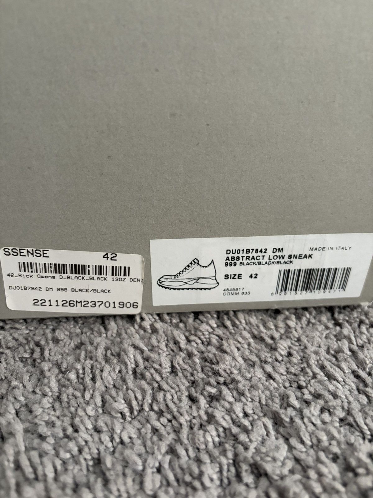 Rick Owens Rick Owens Abstract Size US 9 / EU 42 - 6 Thumbnail