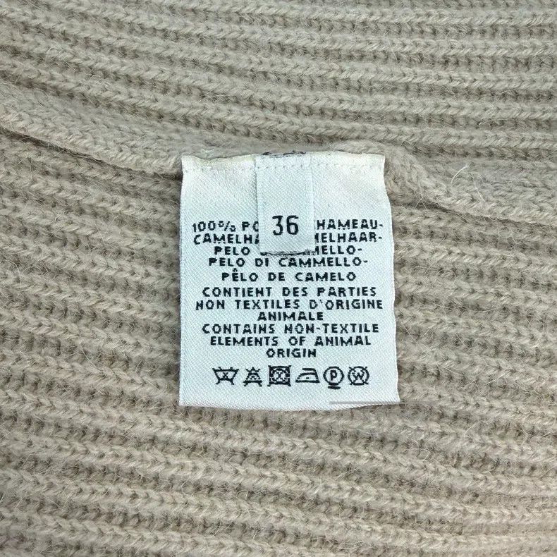 Hermes Hermes Khaki Vertical Stripe Cashmere Sweater Size XS / US 0-2 / IT 36-38 - 6 Thumbnail