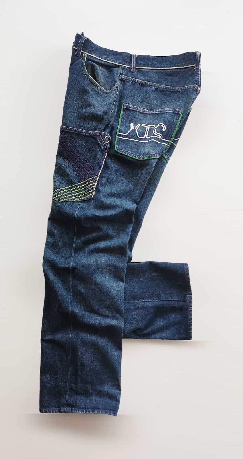 If Six Was Nine × Japanese Brand × Jean Xanthous Selvedge Jeans Size US 33 - 3 Thumbnail