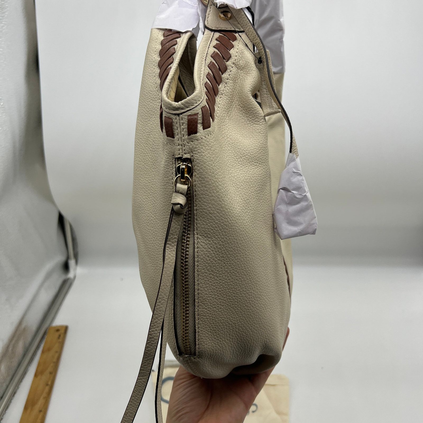 Other LODIS Womens Purse Medium Whipstitch Leather Size ONE SIZE - 8 Thumbnail