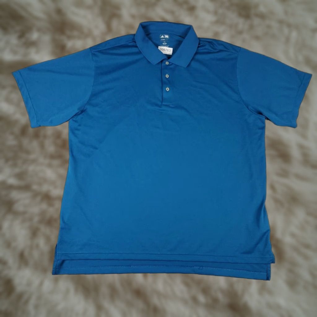 Adidas Adidas Polo Shirt Mens 2XL Blue Polo Shirt Adidas Mens XL 2XL Blue Golf Casual Short Sleeve Adult Polo Shirt Mens Blue Size US XXL / EU 58 / 5 - 1 Thumbnail