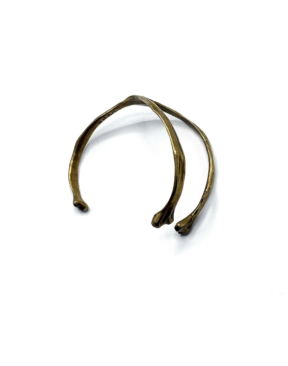 Japanese Brand DEWA Brass Bone Bangle Size ONE SIZE - 5 Thumbnail