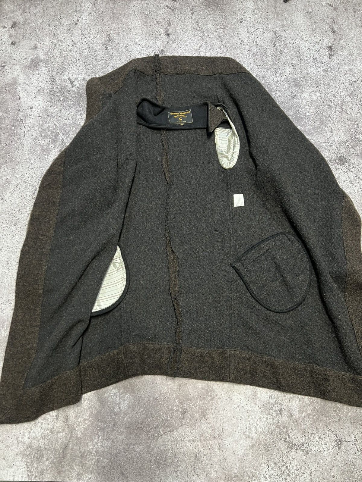 Vivienne Westwood Vivienne Westwood Asymmetric Wool Coat Poncho Jacket Size M / US 6-8 / IT 42-44 - 5 Thumbnail