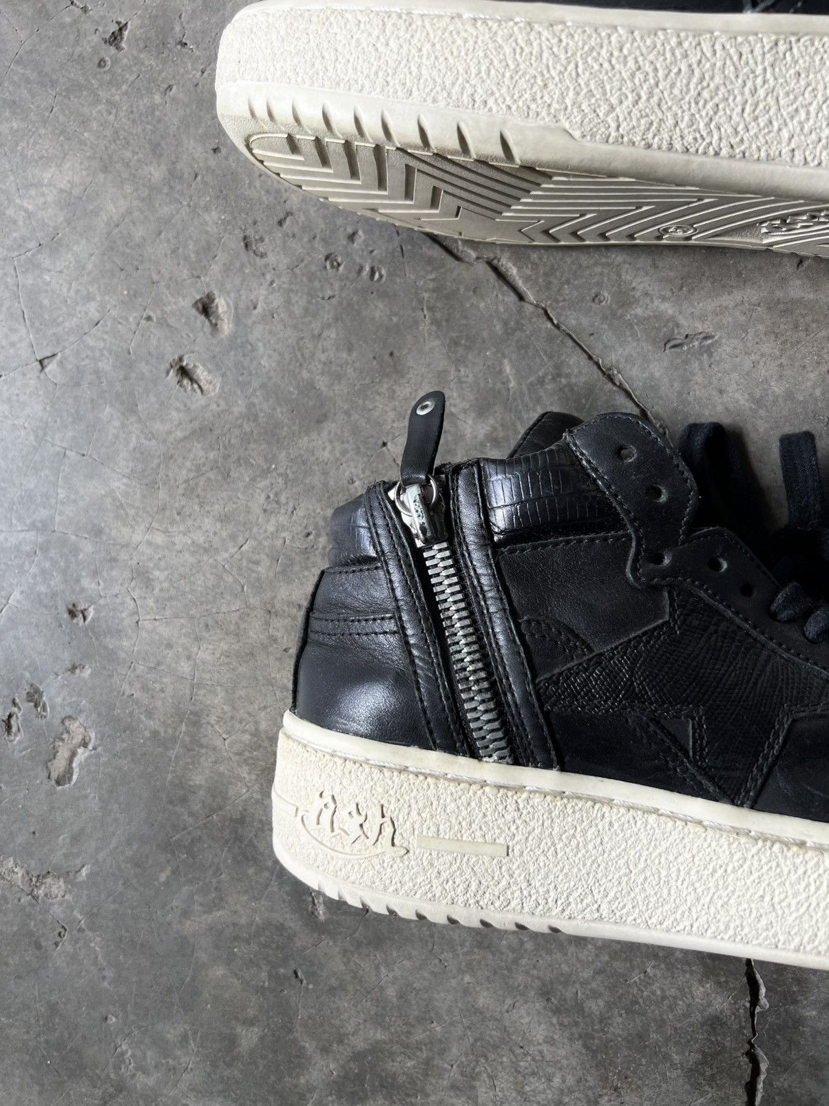 ASH Ash Black Leather High Top Sneakers Size US 7 / IT 37 - 14 Thumbnail