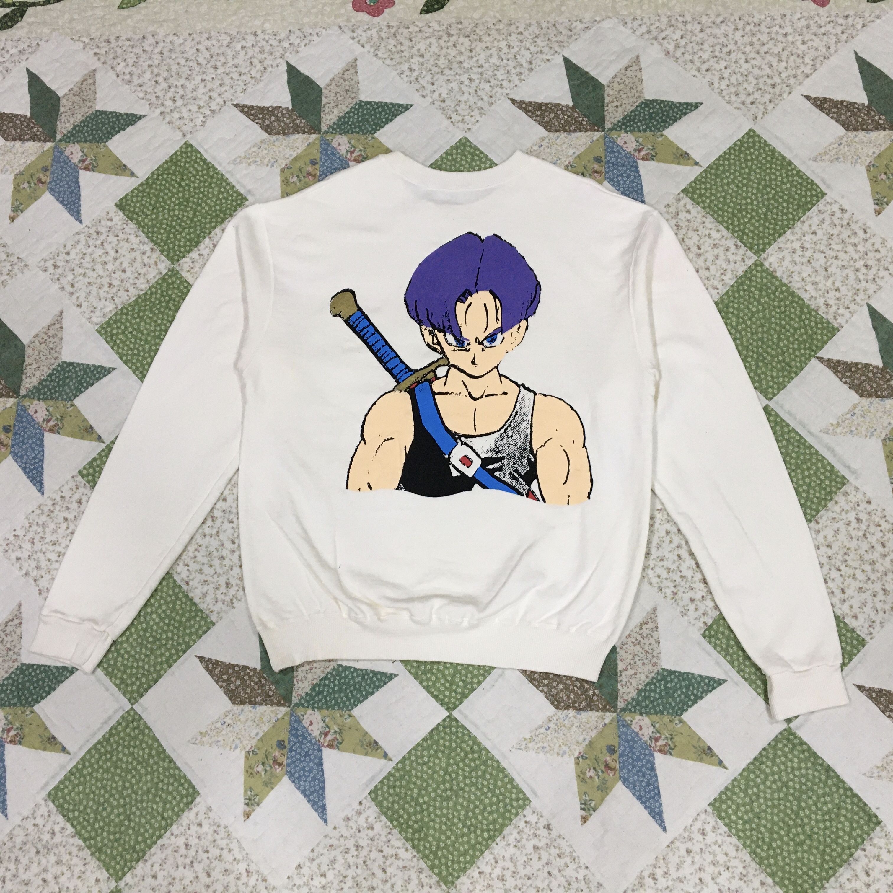 Anime × Cartoon Network × Japanese Brand Vintage Dragon Ball Trunks Character Sweatshirts Size US M / EU 48-50 / 2 - 1 Thumbnail
