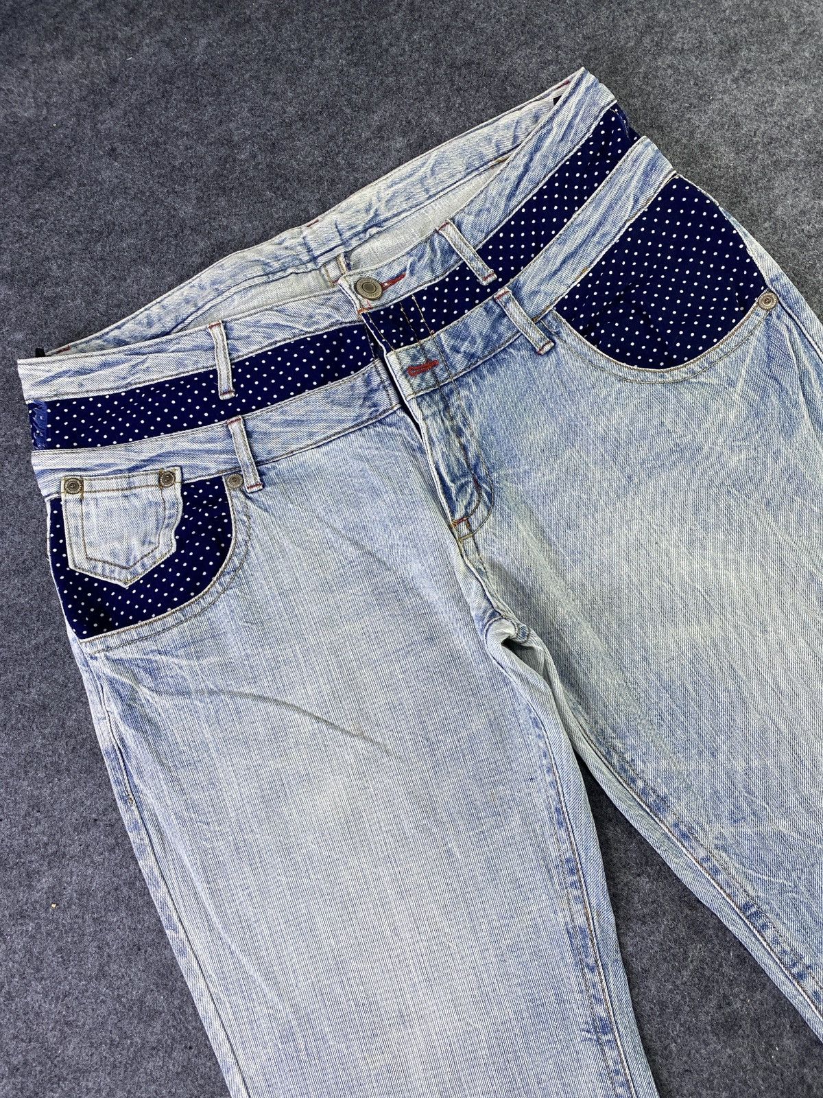 Japanese Brand × Jean Japanese Brand Blue Wash Jeans - J892 Size 37" - 10 Thumbnail