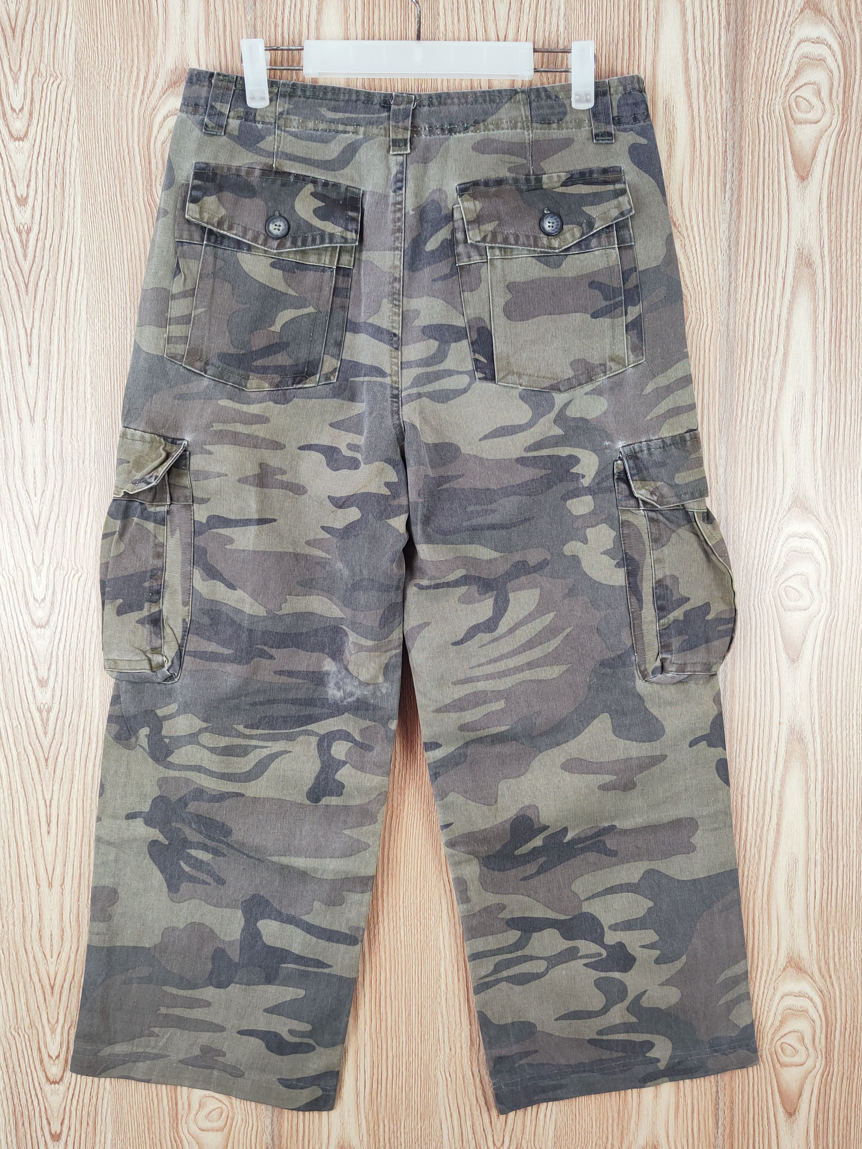 Japanese Brand Japan vintage military Camouflage utility Cargo Pants #W917 Size US 32 / EU 48 - 7 Thumbnail