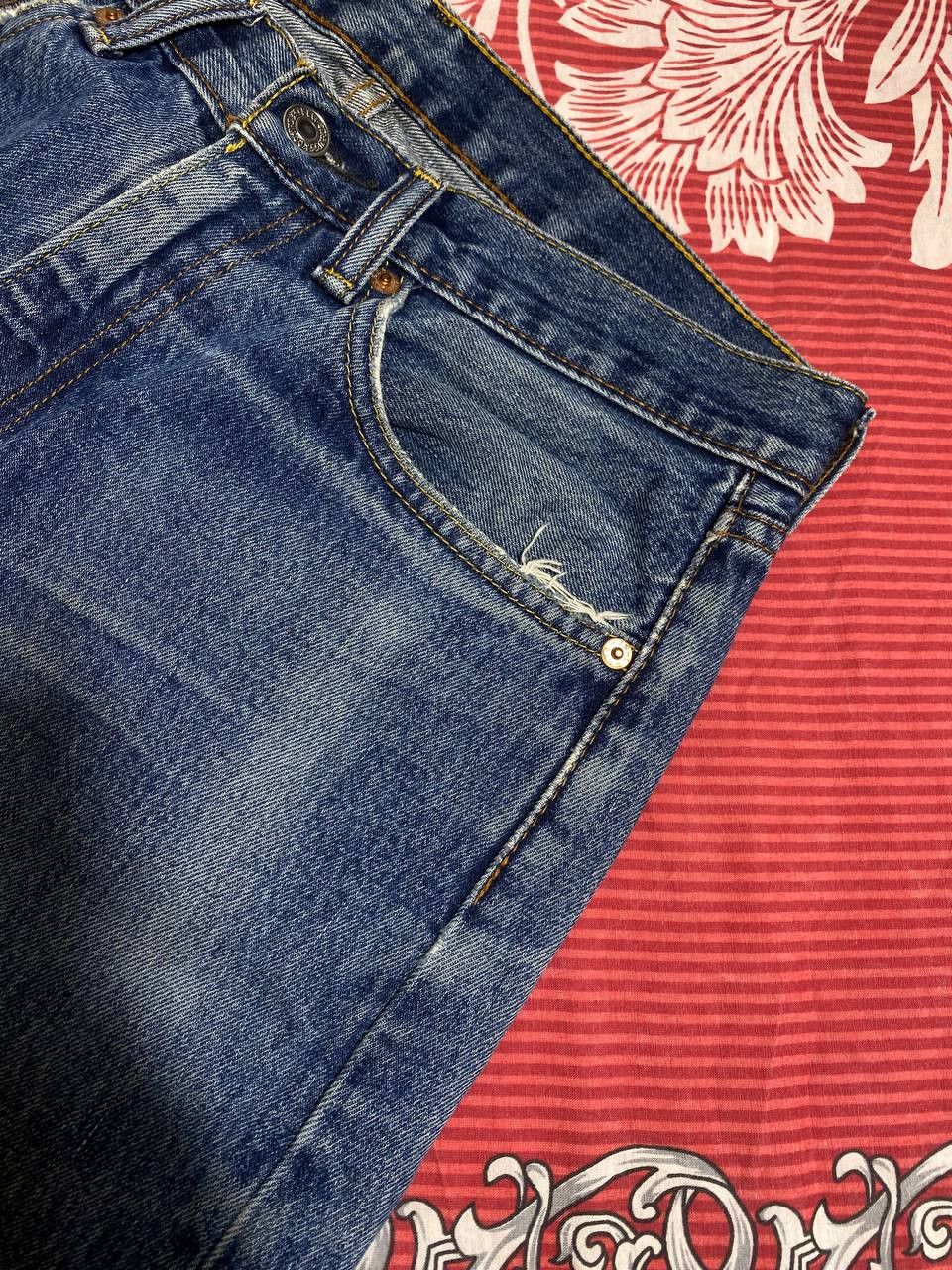 Levi's × Vintage Vintage Levi's 505 Signature Released Hem Jeans Size US 34 / EU 50 - 10 Thumbnail
