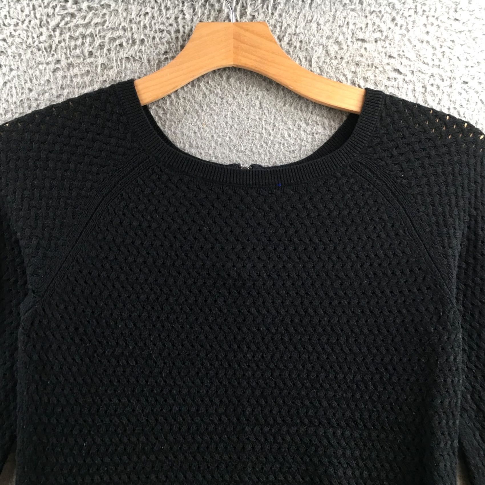 American Eagle Outfitters VINTAGE American Eagle Outfitters Sweater Womens L Black Cotton Blend Knit Pullover Size L / US 10 / IT 46 - 3 Thumbnail