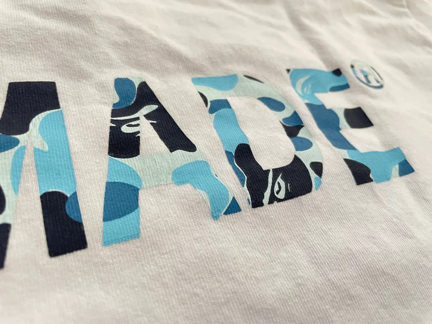 Bape × READYMADE Bape x READYMADE Blue Camo Logo Tee Size US L / EU 52-54 / 3 - 5 Thumbnail