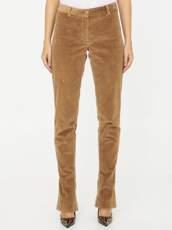 Dolce & Gabbana DOLCE & GABBANA Women Straight Pants FTCX6T BEIGE Size 28" / US 6 / IT 42 - 1 Thumbnail