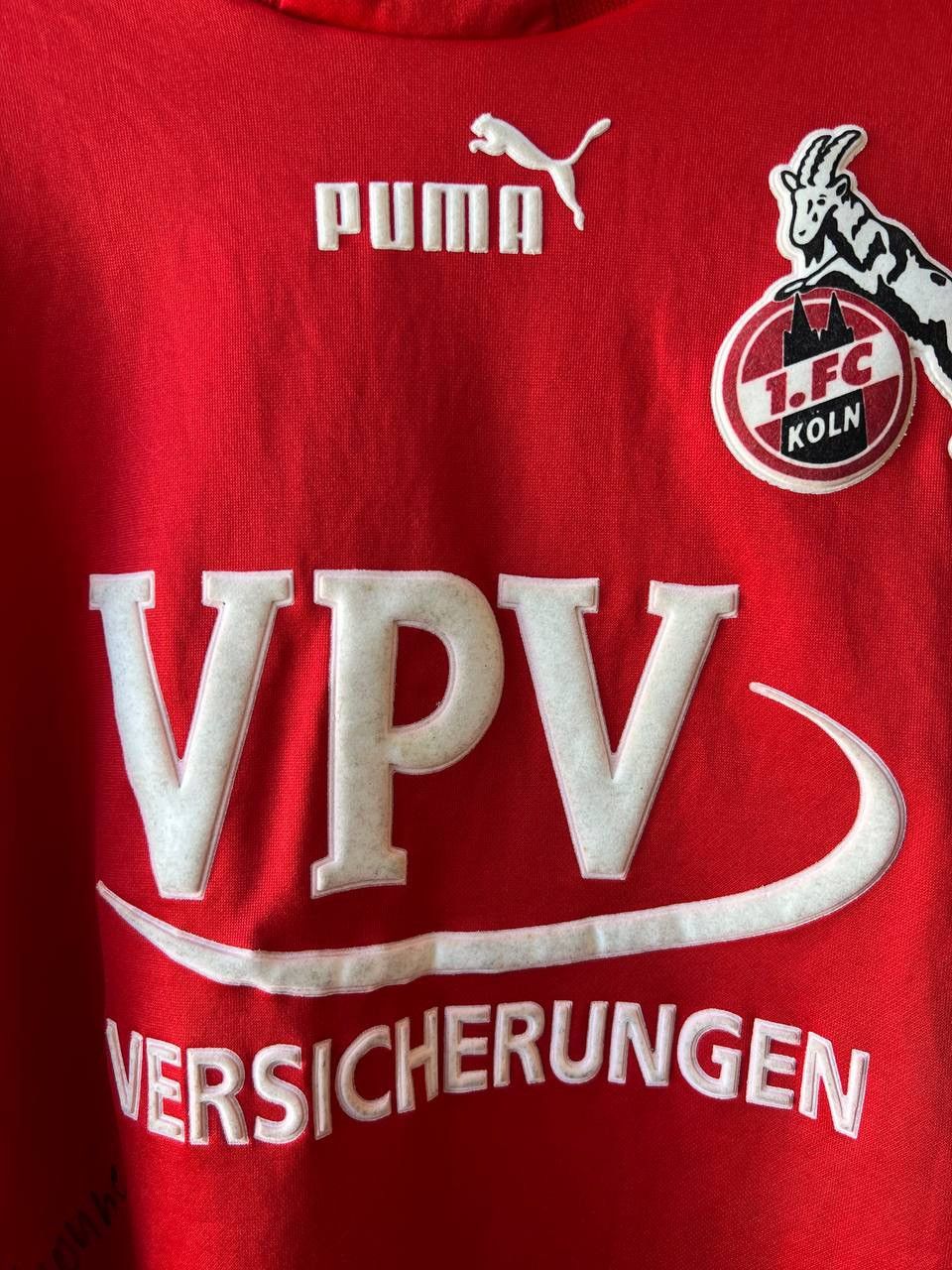 Vintage 2001 FC KÖLN #14 BALITSCH MATCH WORN SOCCER FOOTBALL JERSEY Size US L / EU 52-54 / 3 - 5 Thumbnail