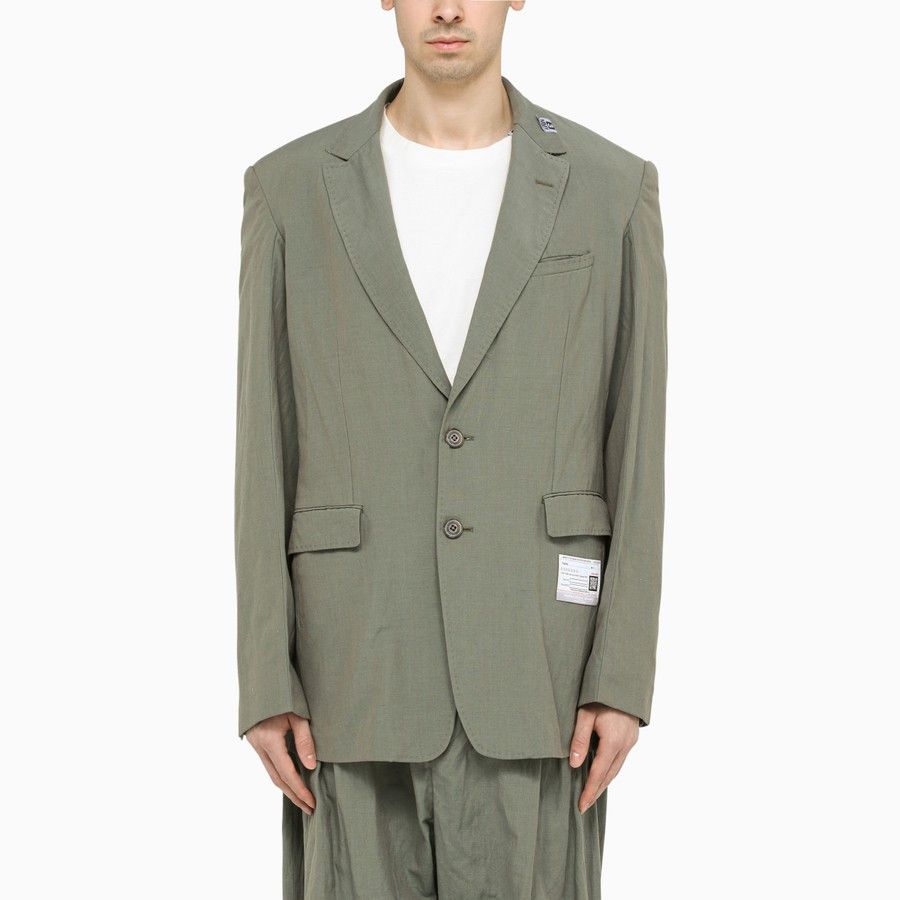 o1d2blof0424 Single-Breasted Jacket in Khaki