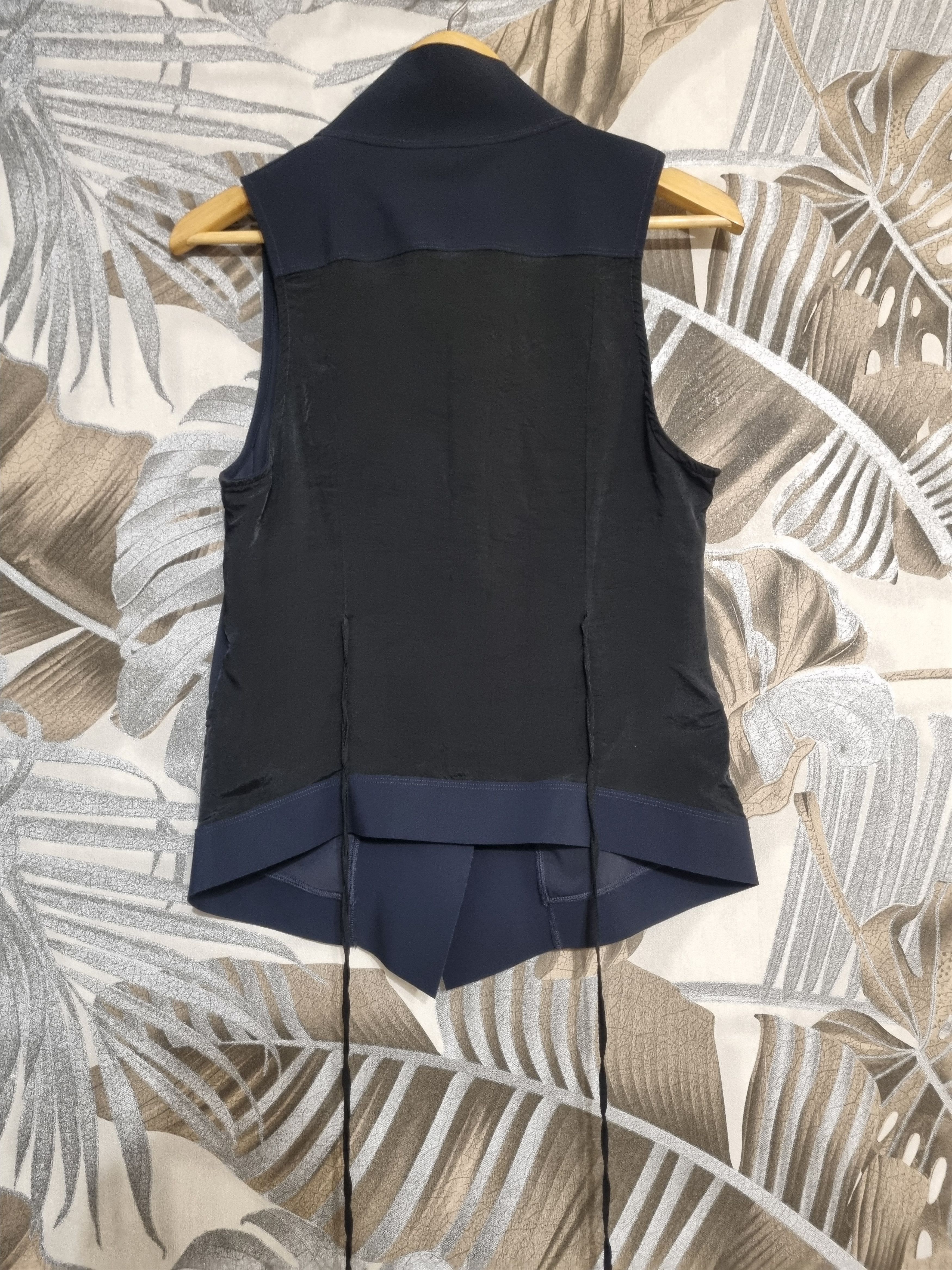 Marithe + Francois Girbaud Marithé + François Girbaud Avant Garde Blouse Vest Size L / US 10 / IT 46 - 2 Thumbnail