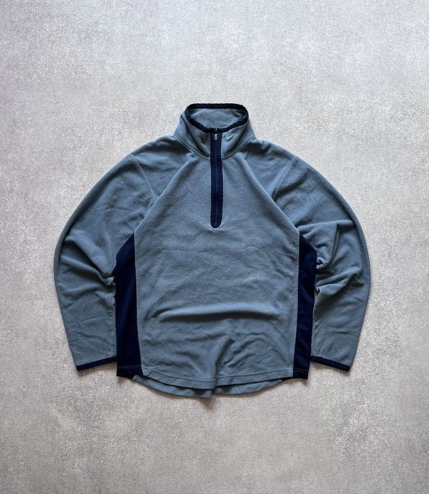 Nike × Vintage Vintage Nike 1/3 Swoosh Fleece Sherpa M Size US M / EU 48-50 / 2 - 1 Thumbnail