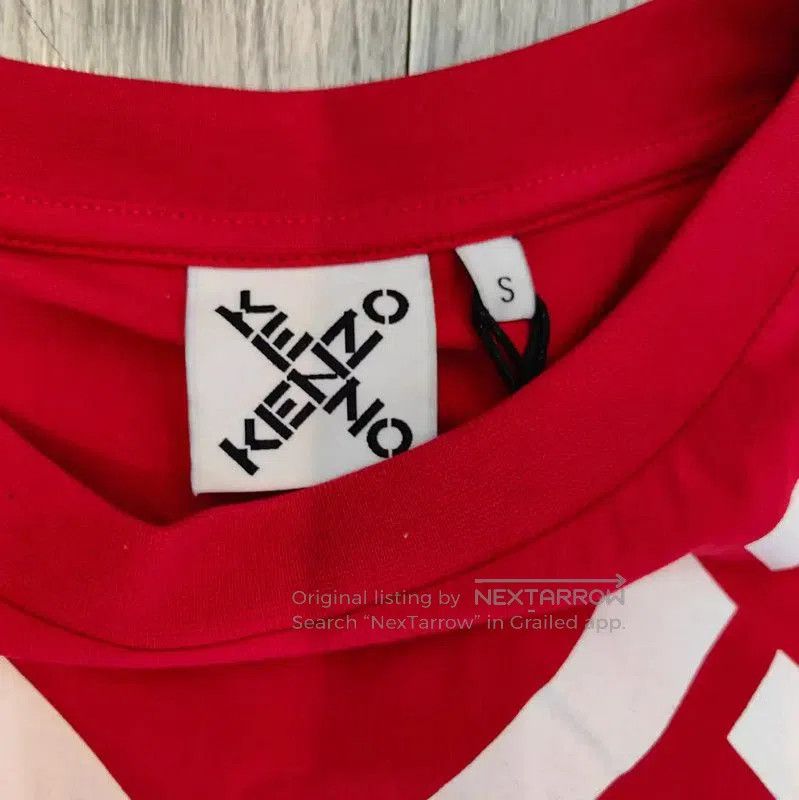 Kenzo KENZO Summer Red Cotton Men's T-Shirt . Size US S / EU 44-46 / 1 - 2 Thumbnail